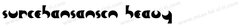 surcehansanscn heavy字体转换